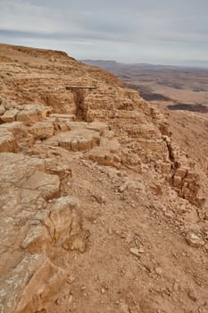 Maktesh Ramon place in the Negev desert, Israel
