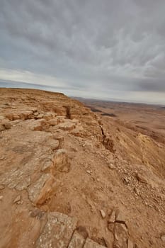 Maktesh Ramon place in the Negev desert, Israel