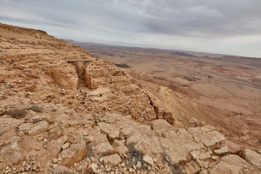 Maktesh Ramon place in the Negev desert, Israel