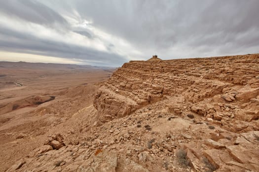 Maktesh Ramon place in the Negev desert, Israel