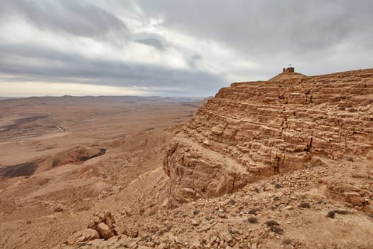 Maktesh Ramon place in the Negev desert, Israel