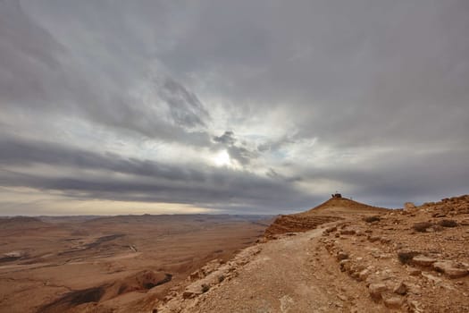 Maktesh Ramon place in the Negev desert, Israel