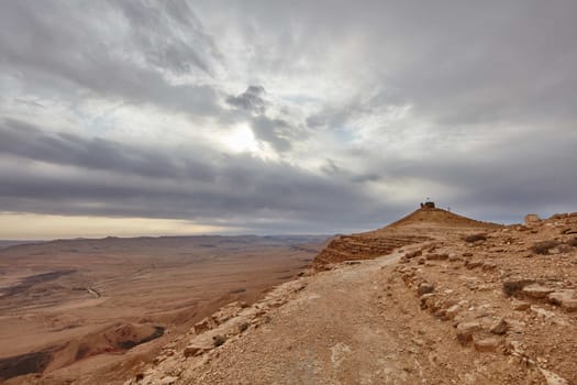 Maktesh Ramon place in the Negev desert, Israel