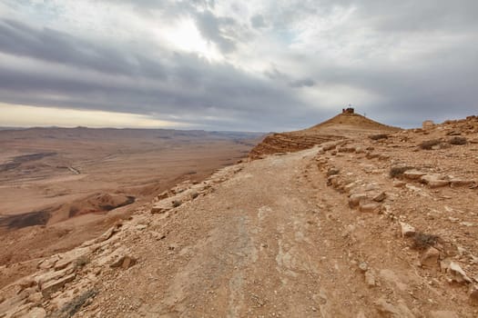 Maktesh Ramon place in the Negev desert, Israel
