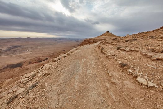 Maktesh Ramon place in the Negev desert, Israel