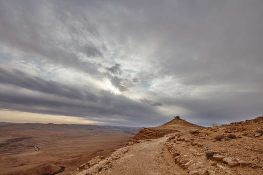 Maktesh Ramon place in the Negev desert, Israel