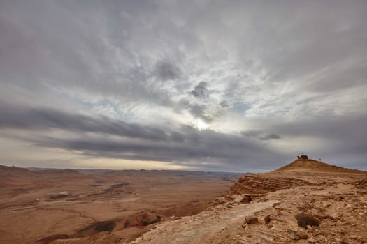 Maktesh Ramon place in the Negev desert, Israel