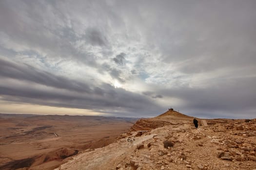 Maktesh Ramon place in the Negev desert, Israel