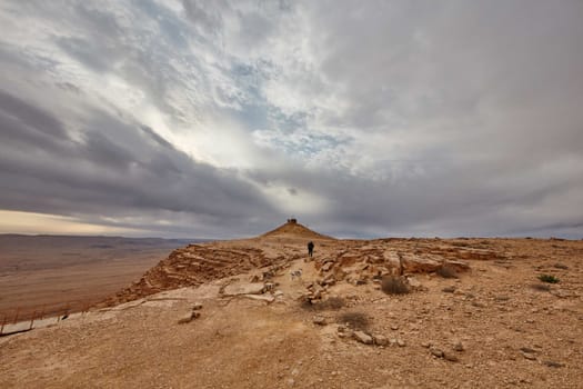 Maktesh Ramon place in the Negev desert, Israel