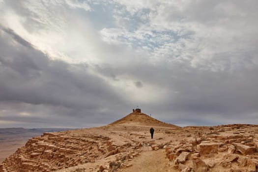 Maktesh Ramon place in the Negev desert, Israel