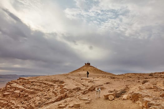 Maktesh Ramon place in the Negev desert, Israel
