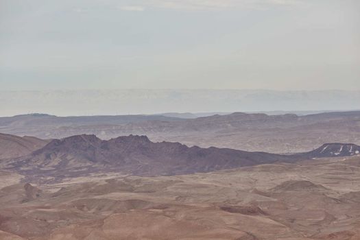 Maktesh Ramon place in the Negev desert, Israel