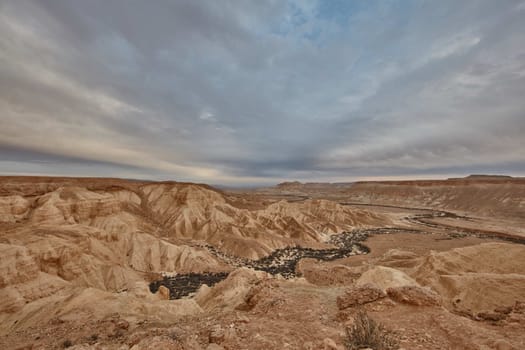 Maktesh Ramon place in the Negev desert, Israel