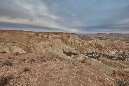 Maktesh Ramon place in the Negev desert, Israel
