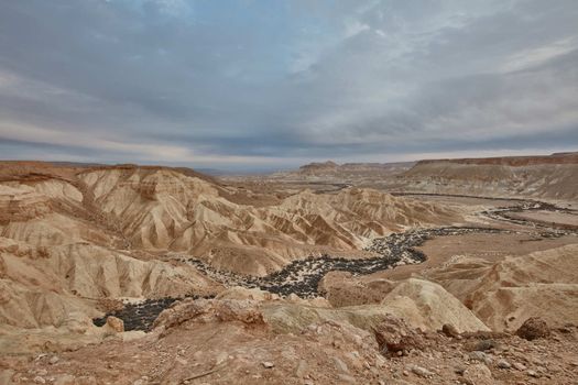 Maktesh Ramon place in the Negev desert, Israel