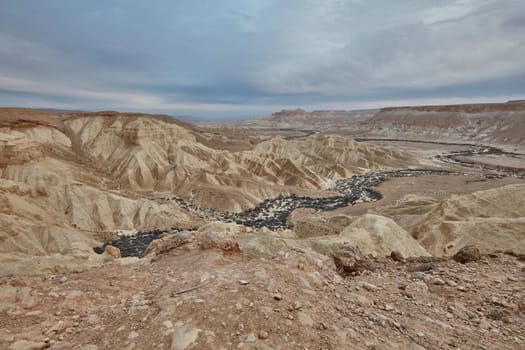 Maktesh Ramon place in the Negev desert, Israel