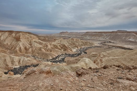 Maktesh Ramon place in the Negev desert, Israel