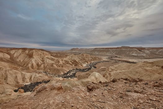 Maktesh Ramon place in the Negev desert, Israel