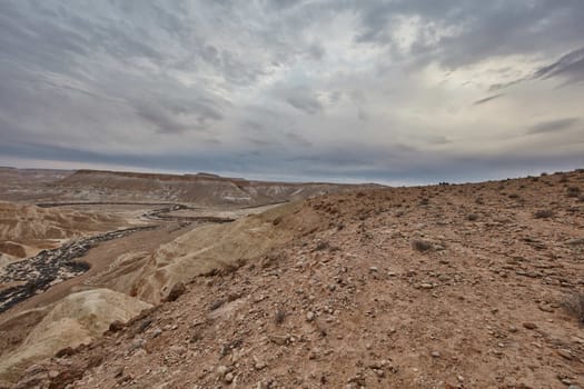 Maktesh Ramon place in the Negev desert, Israel