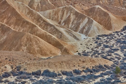 Maktesh Ramon place in the Negev desert, Israel