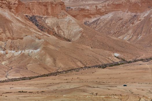 Maktesh Ramon place in the Negev desert, Israel