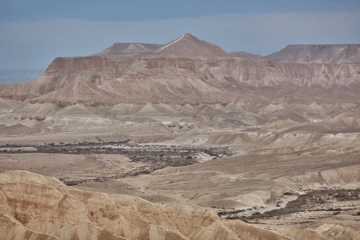 Maktesh Ramon place in the Negev desert, Israel