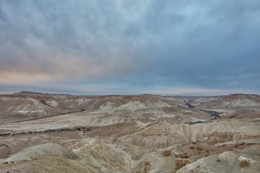 Maktesh Ramon place in the Negev desert, Israel