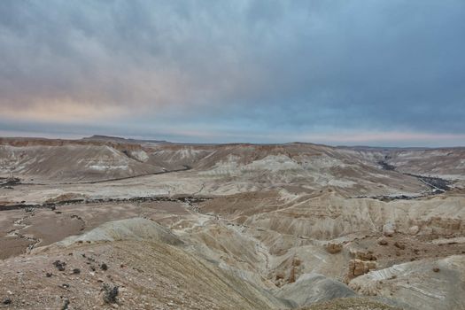 Maktesh Ramon place in the Negev desert, Israel