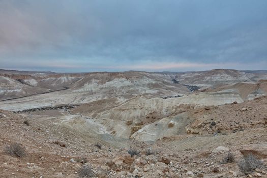 Maktesh Ramon place in the Negev desert, Israel
