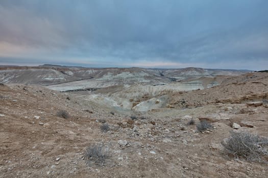 Maktesh Ramon place in the Negev desert, Israel