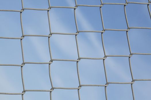 Wire netting fence