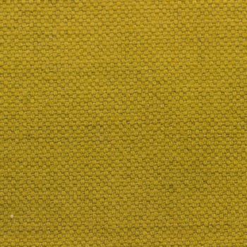 Rustic canvas fabric texture in mustard color. Square shape