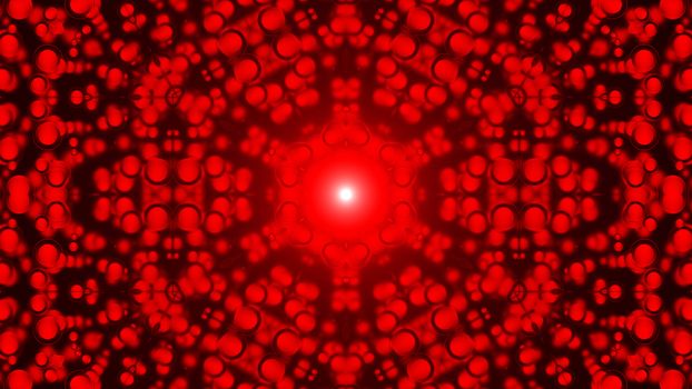 Kaleidoscope abstract background. Digital background. 3d rendering
