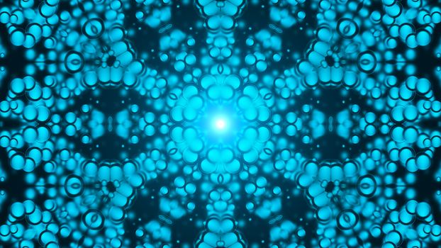 Kaleidoscope abstract background. Digital background. 3d rendering