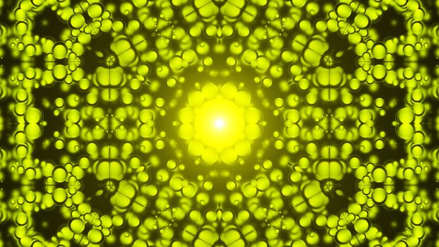 Kaleidoscope abstract background. Digital background. 3d rendering