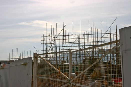 A building under construction