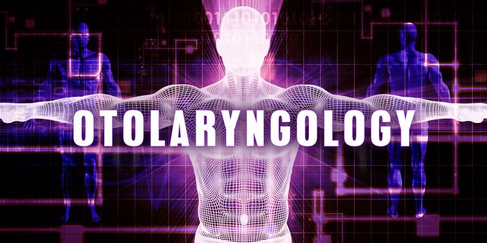 Otolaryngology as a Digital Technology Medical Concept Art
