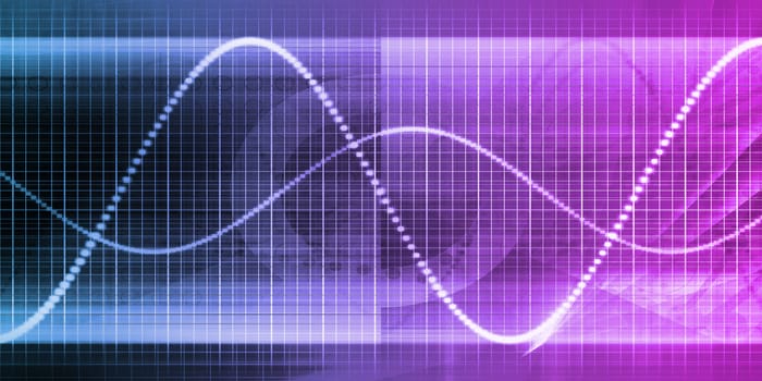 Science Technology Abstract Background as a Concept