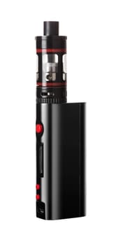 electronic cigarette close-up isolated on a white background