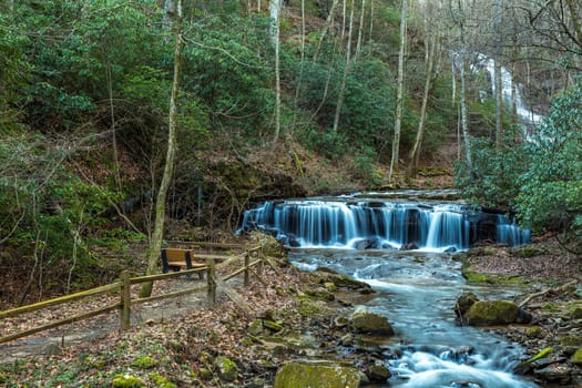 Pearsons Falls is a waterfall in Colt Creek near Saluda, North Carolina.