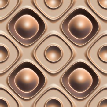 3d seamless tile decorative background pattern.