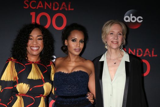 Shonda Rhimes, Kerry Washington, Betsy Beers
at the "Scandal" 100th Show Party, Fig & Olive Restaurant, West Hollywood, CA 04-08-17
