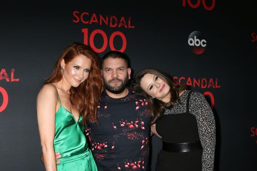 Darby Stanchfield, Katie Lowes, Guillermo Diaz
at the "Scandal" 100th Show Party, Fig & Olive Restaurant, West Hollywood, CA 04-08-17