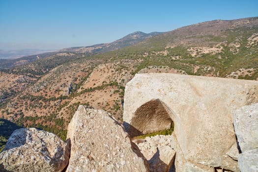 Nimrod tower ruins at north Israel