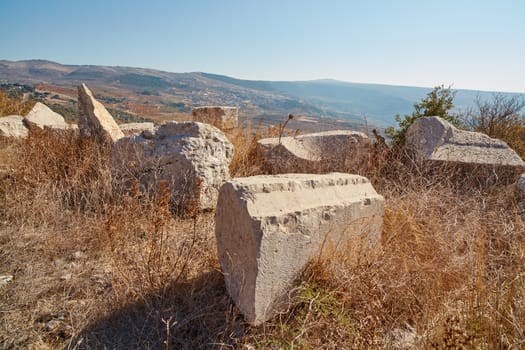 Nimrod tower ruins at north Israel
