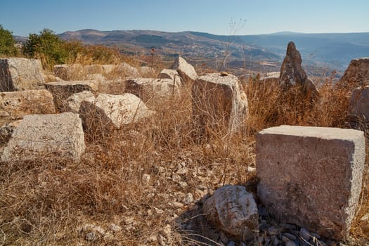 Nimrod tower ruins at north Israel