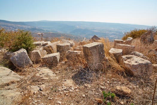 Nimrod tower ruins at north Israel