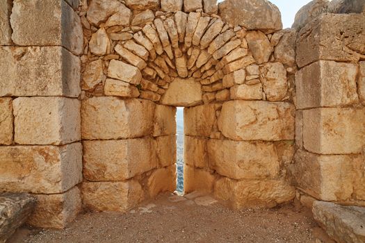 Nimrod tower ruins at north Israel