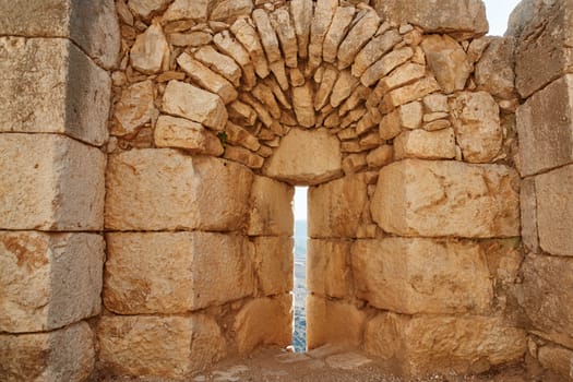 Nimrod tower ruins at north Israel