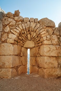 Nimrod tower ruins at north Israel